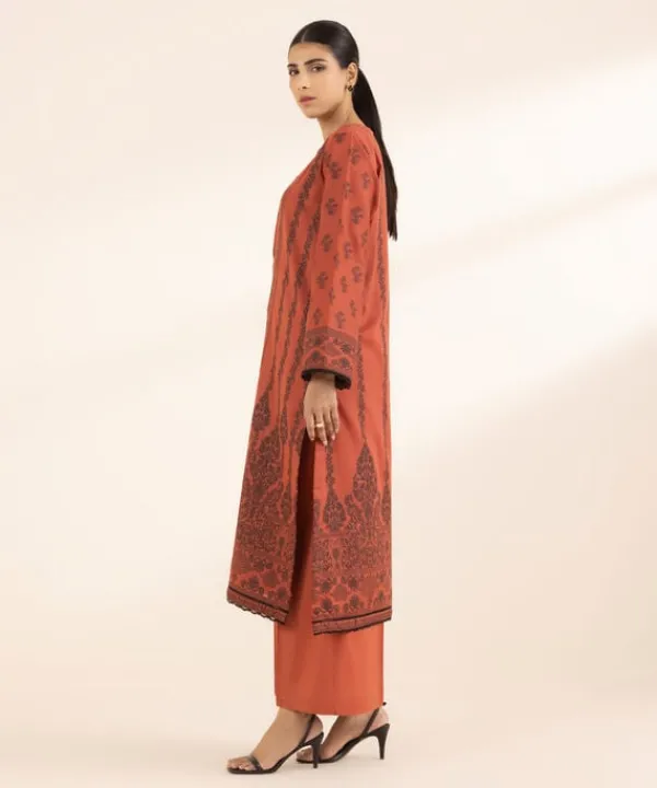 Sale Sapphire Jacquard Shirt Orange