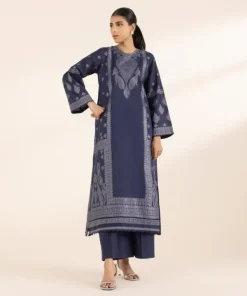 Hot Sapphire Jacquard Shirt Blue