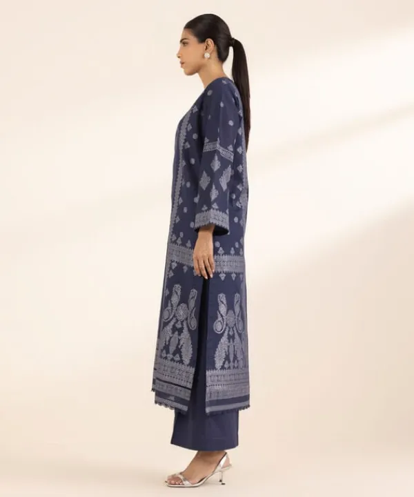 Hot Sapphire Jacquard Shirt Blue