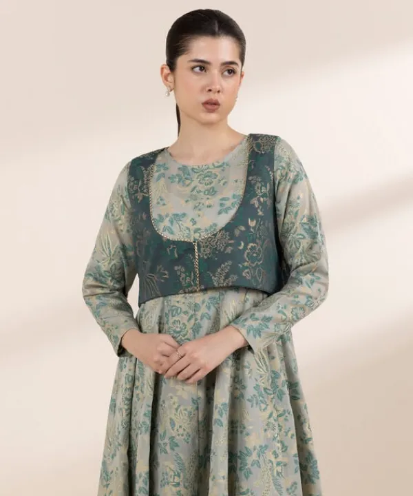 Discount Sapphire Jacquard Waistcoat