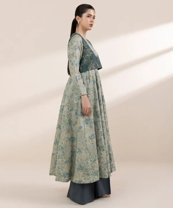 Discount Sapphire Jacquard Waistcoat