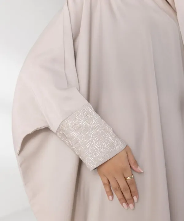Clearance Sapphire Kaftan Abaya Set Off White