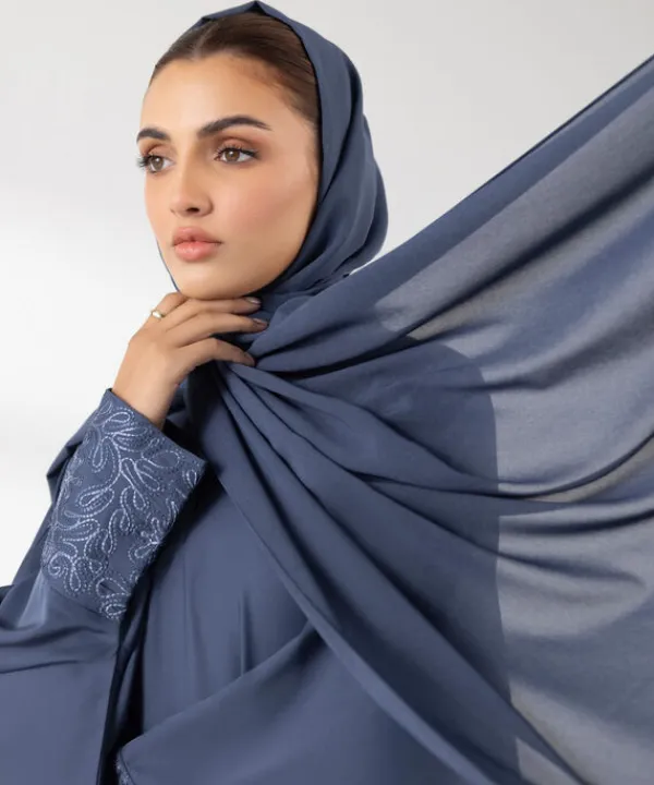 Outlet Sapphire Kaftan Abaya Set Blue