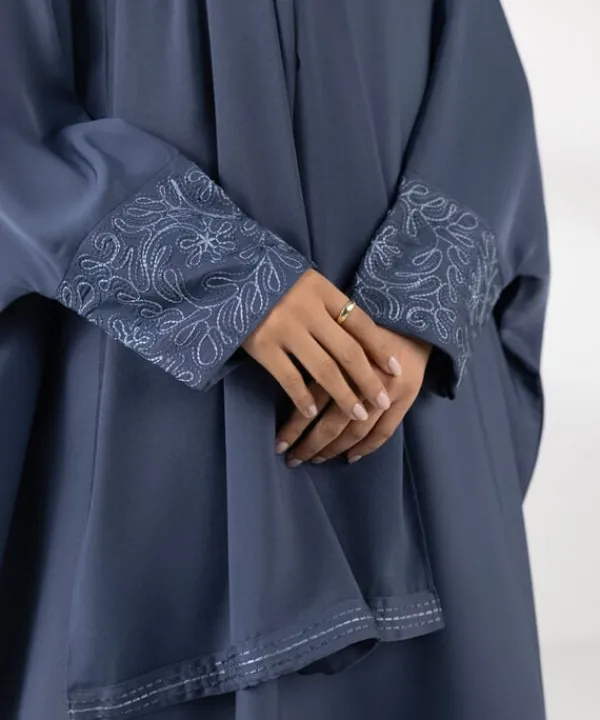 Outlet Sapphire Kaftan Abaya Set Blue