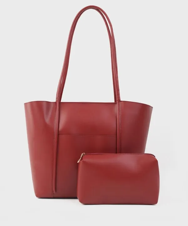New Sapphire Tote Bag Maroon