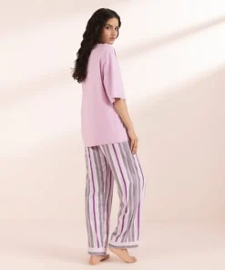 Online Sapphire Oversized Jersey T-Shirt Pink