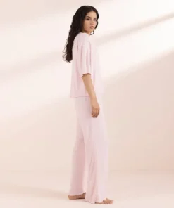 Best Sapphire Rib PJ Set Pink