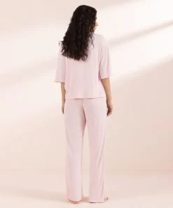 Best Sapphire Rib PJ Set Pink