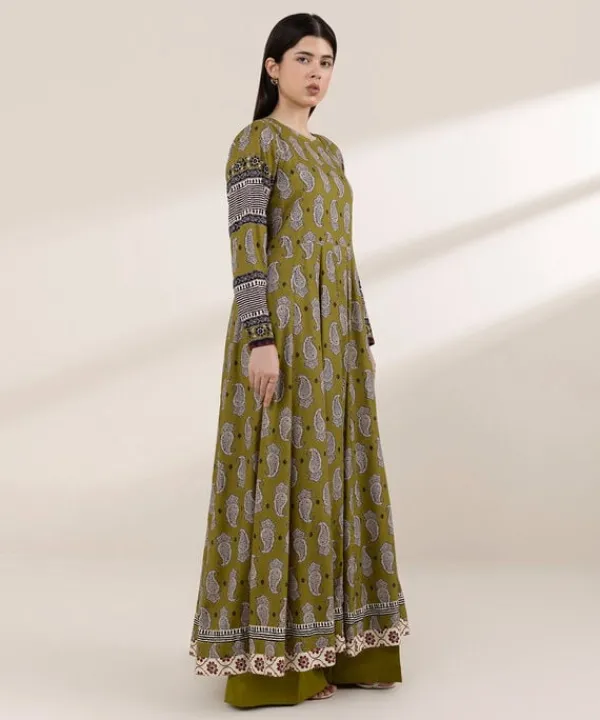 Discount Sapphire Printed Arabic Lawn Pishwas