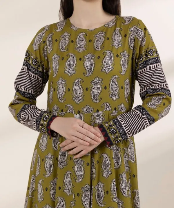 Discount Sapphire Printed Arabic Lawn Pishwas
