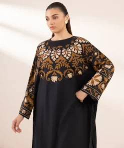 Clearance Sapphire Printed Arabic Lawn Shirt