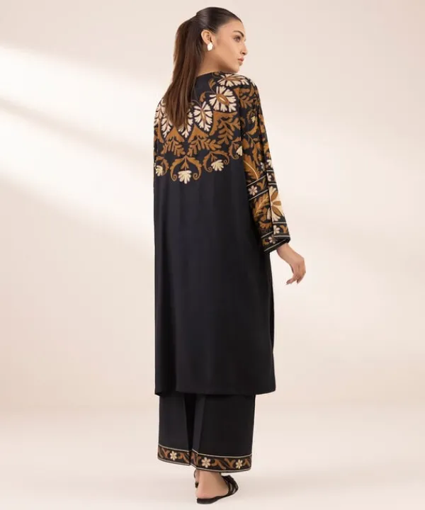 Clearance Sapphire Printed Arabic Lawn Shirt