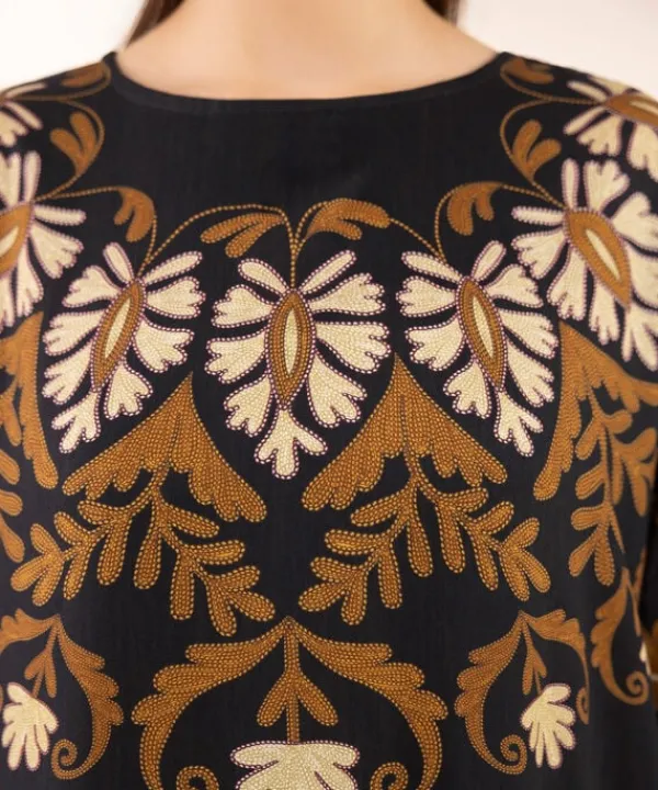 Clearance Sapphire Printed Arabic Lawn Shirt