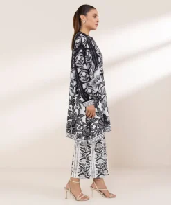 Best Sapphire Printed Arabic Lawn Shirt