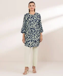Best Sapphire Printed Arabic Lawn Shirt