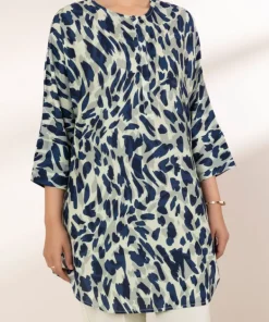 Best Sapphire Printed Arabic Lawn Shirt