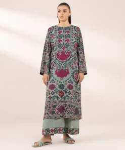 New Sapphire Printed Arabic Lawn Shirt