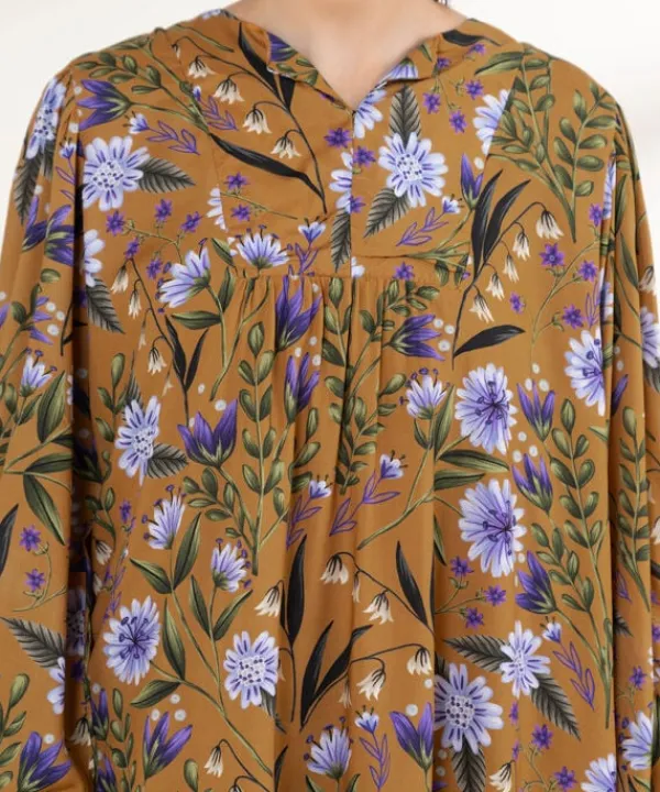 Sale Sapphire Printed Arabic Lawn Shirt