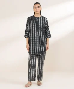Online Sapphire Printed Arabic Lawn Shirt