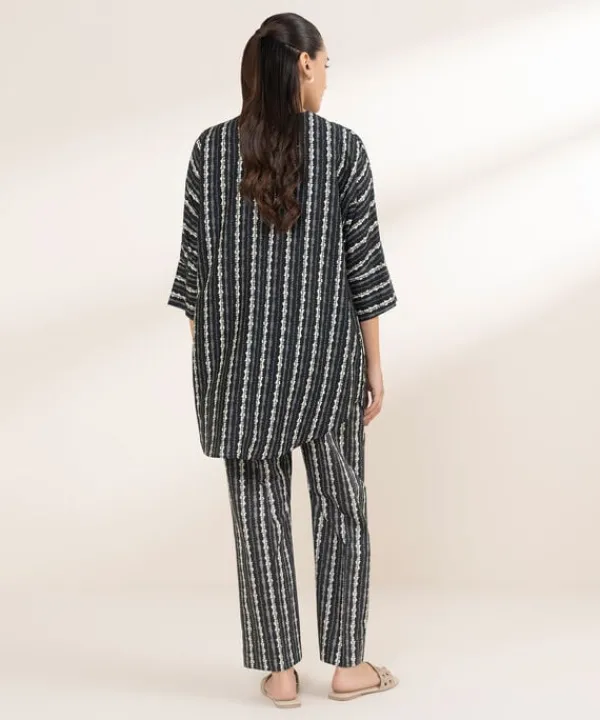 Online Sapphire Printed Arabic Lawn Shirt