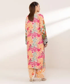 Outlet Sapphire Printed Arabic Lawn Shirt