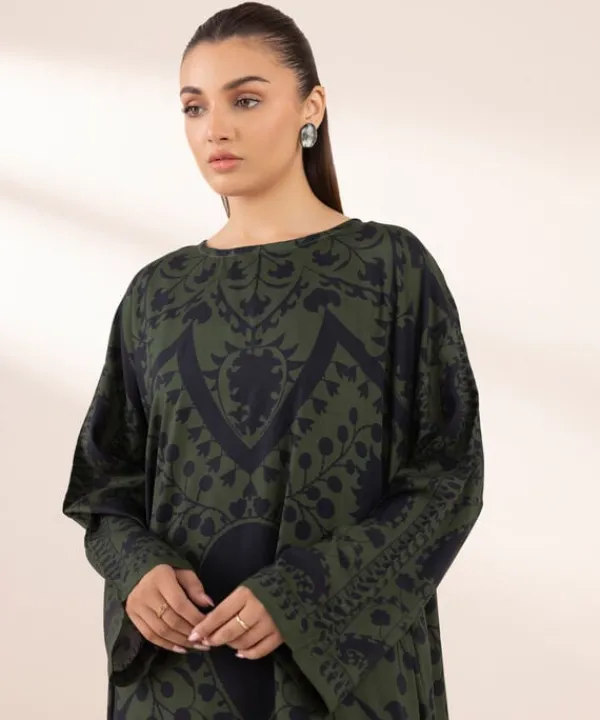 Sale Sapphire Printed Arabic Lawn Shirt