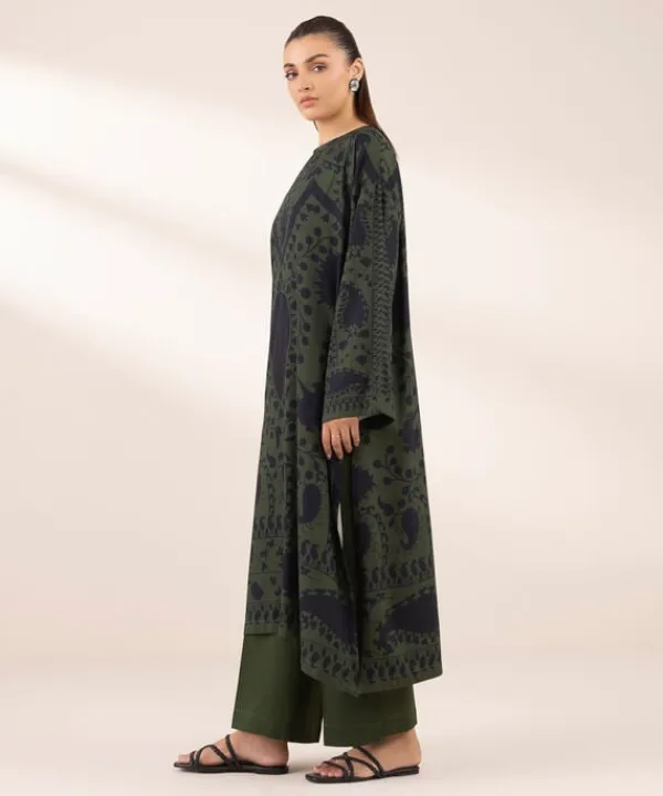 Sale Sapphire Printed Arabic Lawn Shirt
