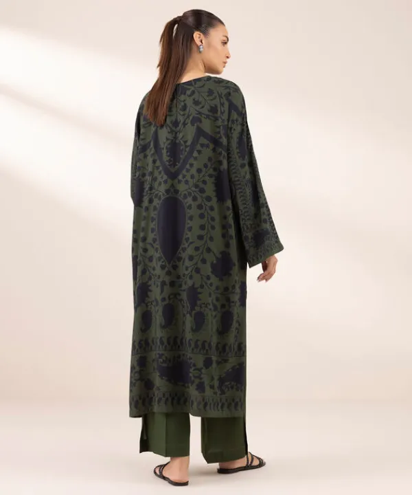 Sale Sapphire Printed Arabic Lawn Shirt