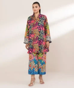 Sale Sapphire Printed Arabic Lawn Shirt