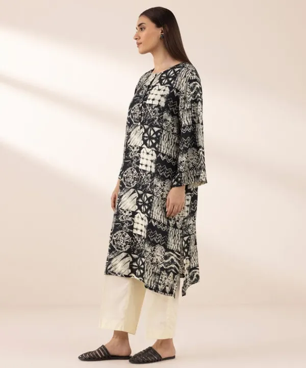New Sapphire Printed Arabic Lawn Shirt