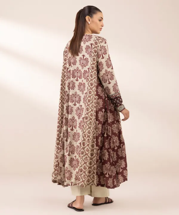 Discount Sapphire Printed Arabic Lawn Shirt