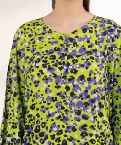 Fashion Sapphire Printed Arabic Lawn Shirt