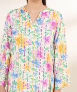 Online Sapphire Printed Arabic Lawn Shirt