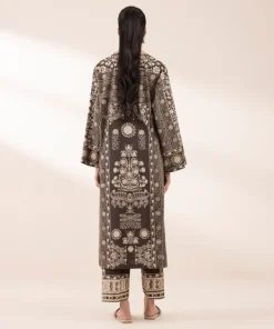 Outlet Sapphire Printed Blended Lawn Shirt