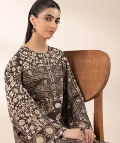 Outlet Sapphire Printed Blended Lawn Shirt