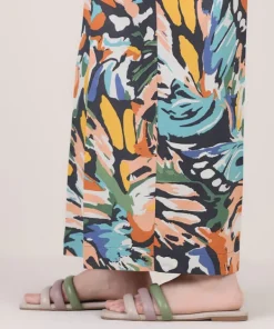 New Sapphire Printed Cambric Culottes