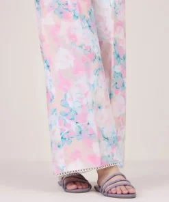 Fashion Sapphire Printed Cambric Culottes