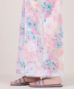 Fashion Sapphire Printed Cambric Culottes