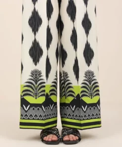 Online Sapphire Printed Cambric Culottes White