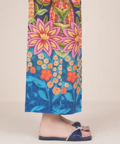 Sale Sapphire Printed Cambric Culottes