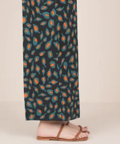 Hot Sapphire Printed Cambric Culottes