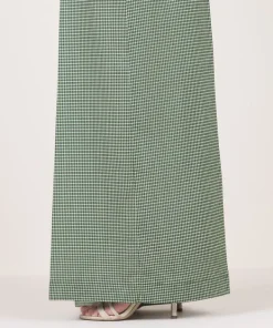 Clearance Sapphire Printed Cambric Flared Pants