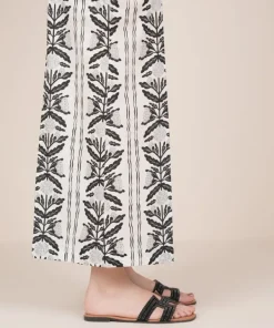 Sale Sapphire Printed Cambric Flared Pants