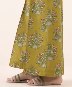 Online Sapphire Printed Cambric Flared Pants
