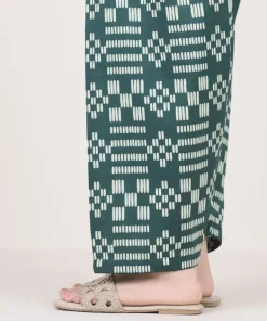 Fashion Sapphire Printed Cambric Shalwar