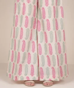 Hot Sapphire Printed Cambric Sharara