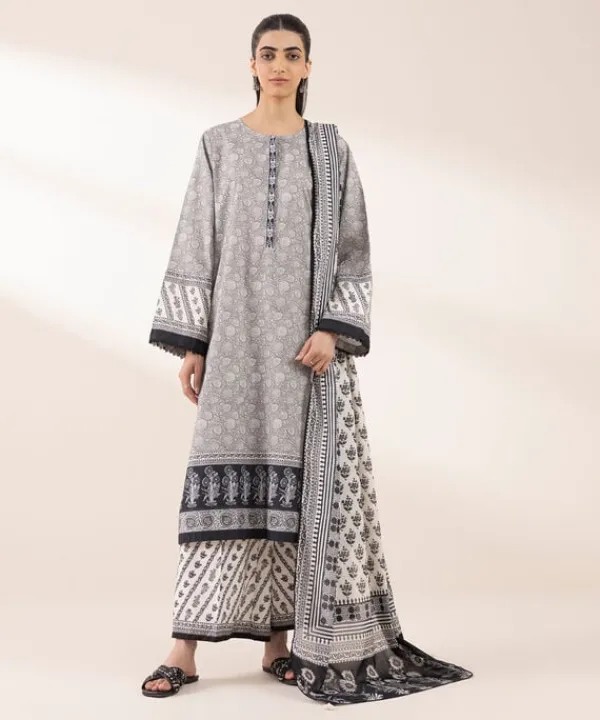 Sale Sapphire Printed Cambric Shirt