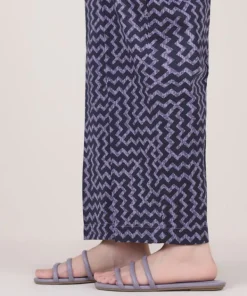 Sale Sapphire Printed Cambric Straight Pants