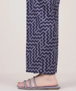 Sale Sapphire Printed Cambric Straight Pants
