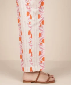 Sale Sapphire Printed Cambric Straight Pants